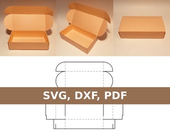 Cake box template, cake box svg, bakery box svg, bakery box template, pastry box template, SVG, PDF, Cricut, Silhouette
