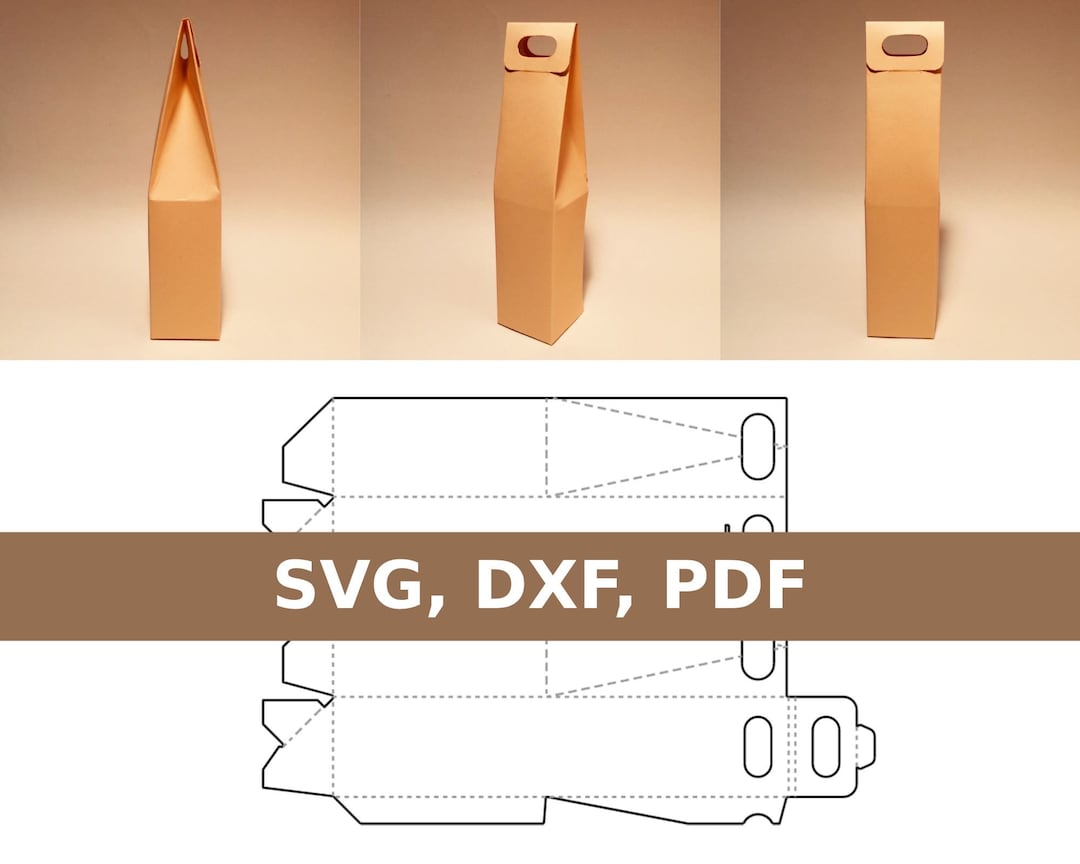 Wine Bag Template, Alcohol Bag, Liquor Bag, Wine Bottle Bag, Wine Box ...