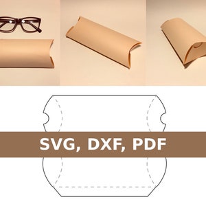 Modelo de estojo para óculos, caixa para óculos, caixa de presente para óculos, porta-óculos, SVG, PDF, Cricut, Silhouette