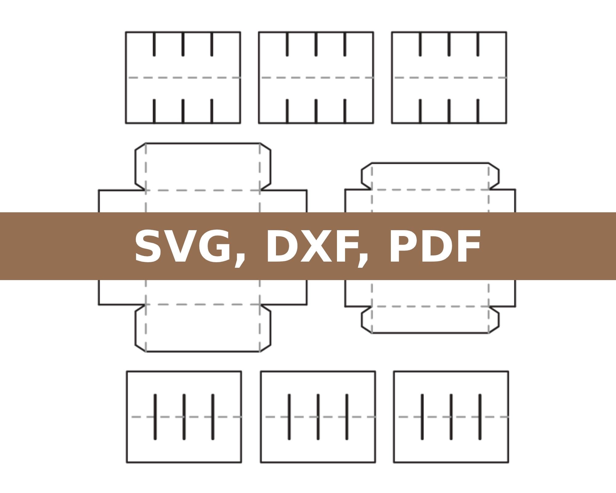Box With Dividers Template, Box With Insert, Box With Inlay, Box With ...