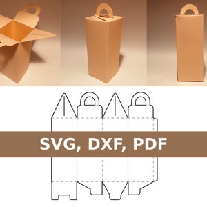 Plantilla de caja de alcohol, caja de bebidas, empaque de bebidas, caja de whisky, caja de champán, empaque de alcohol, descarga de archivos PDF SVG