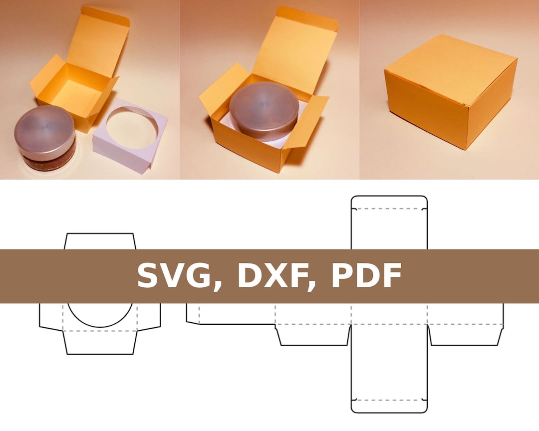 Cream Box Template, Scrub Gift Box, Face Mask Box, Cream Gift Box ...