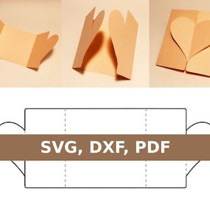 Modelo de convite de casamento, panfleto de coração, panfleto de amor, cartão de dia dos namorados, panfleto de festa svg, convite de coração, DXF, SVG, PDF, Cricut, Silhouette