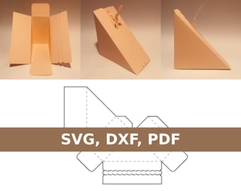 Modèle de boîte à sandwich, boîte à nourriture, récipient pour nourriture, boîte à lunch, boîte à collation, récipient à sandwich, boîte de bricolage, SVG, PDF à télécharger