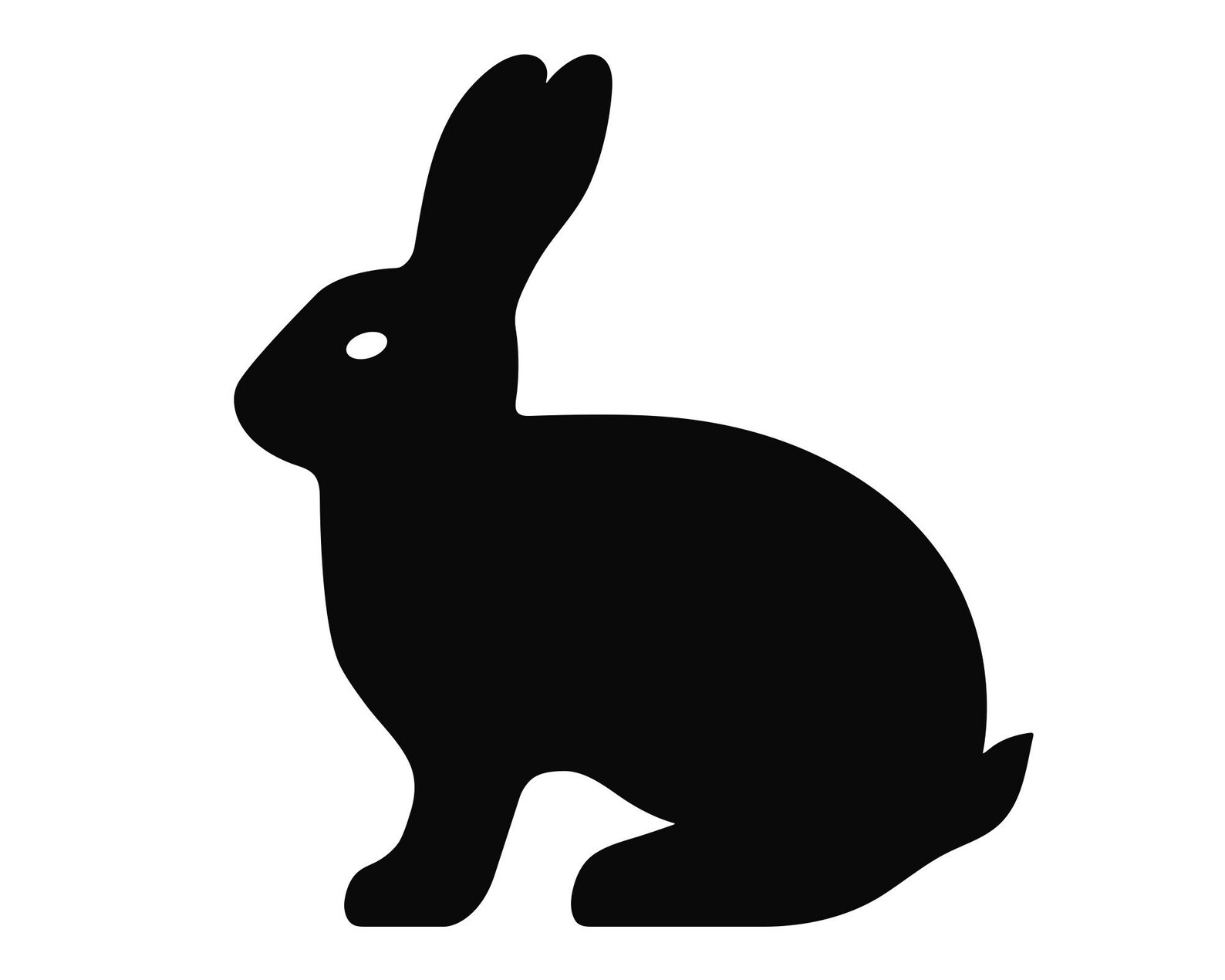 Bunny Svg, Bunny Template, Rabbit Template, Bunny Dxf, Rabbit Dxf ...