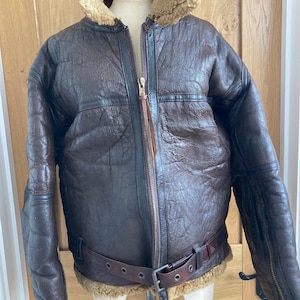 Irwin RAF fliegende Bomberjacke aus Leder