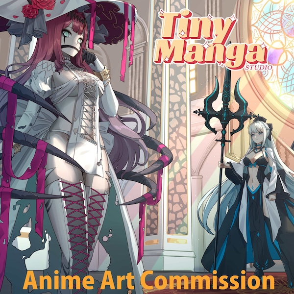 Custom anime character art illustration commission,Digital art anime commission(OC,Fanart,Genshin,Furry,DND,FFxiv,Manga,NSFW )