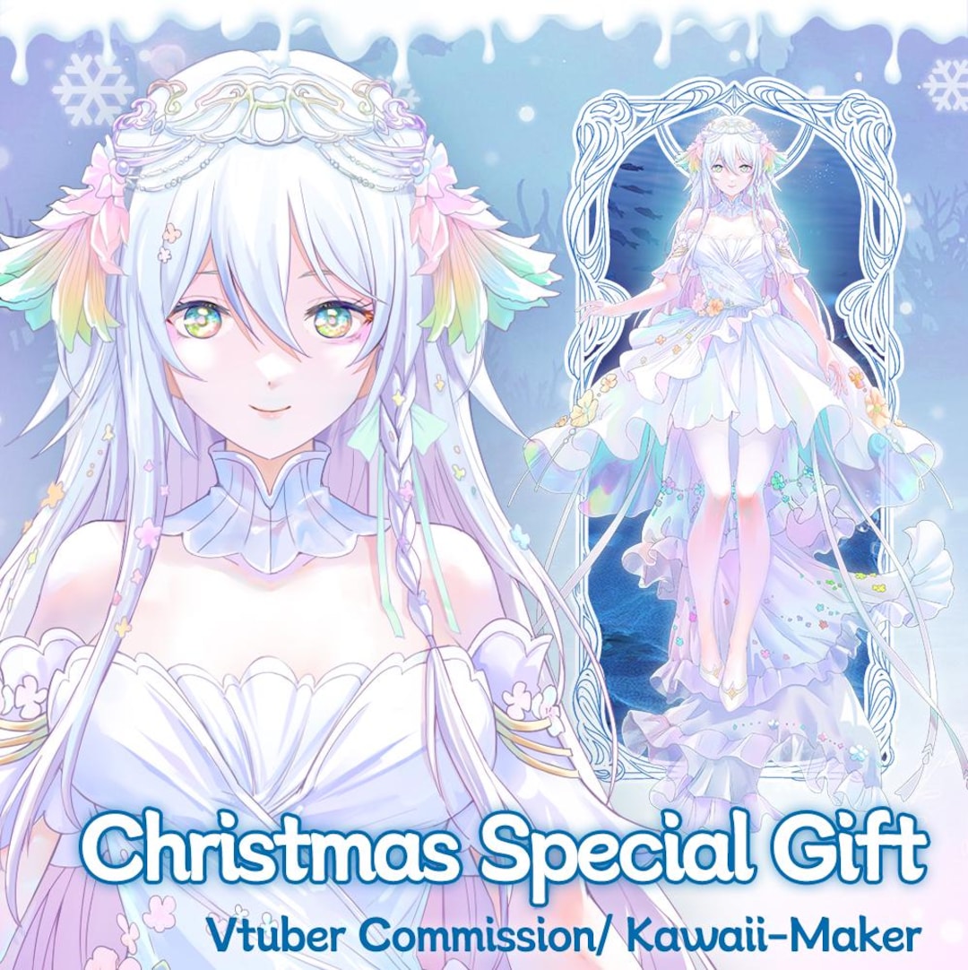 Vtuber Model Commission/christmas Gift/model Art/chibi Commission/cutting/rigging/assets/overlay/furry/sfw - Etsy Australia