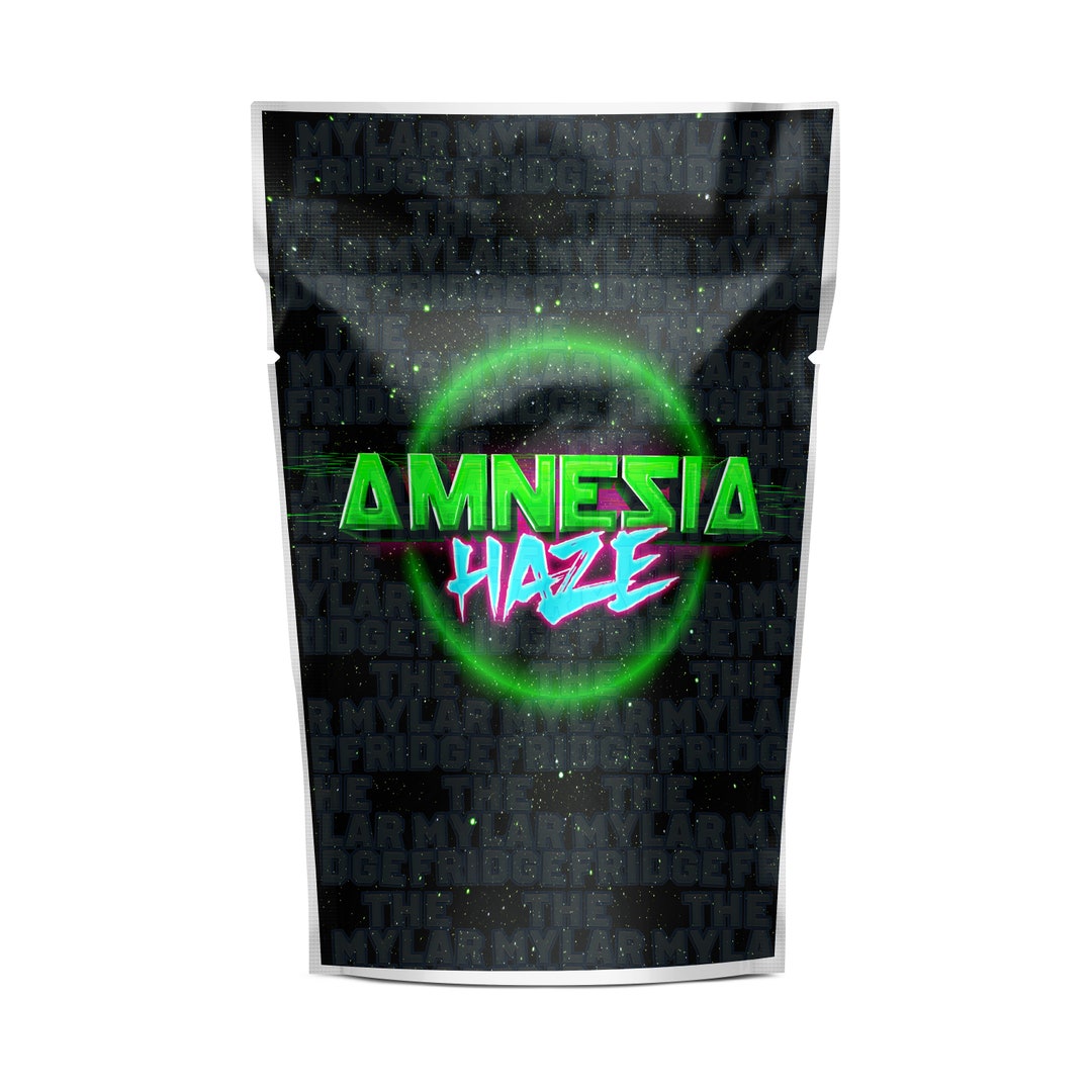 Amnesia Haze Cali Mylar Bags Etsy