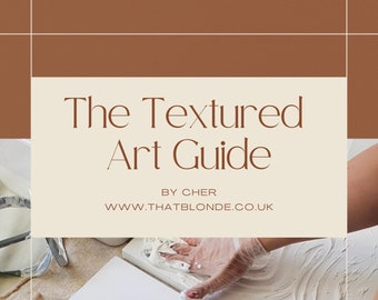 Gids voor getextureerde kunst//hoe je getextureerde kunst maakt//gipskunst//doe-het-zelf-kunsttutorial//kunstcursus//abstracte kunst//minimalistische kunst maken