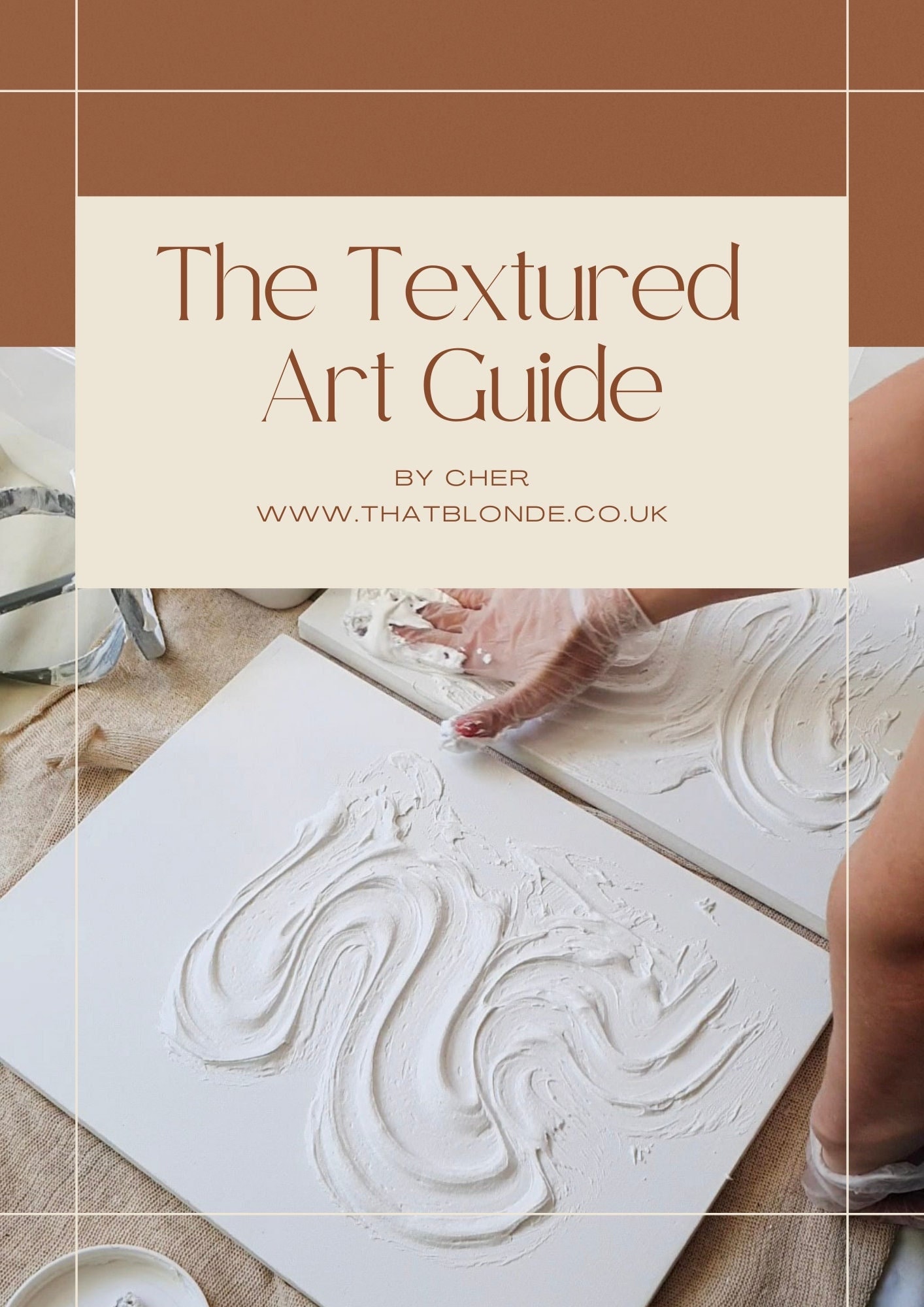 Textured Art Guide // How to Make Textured Art // Plaster Art // DIY