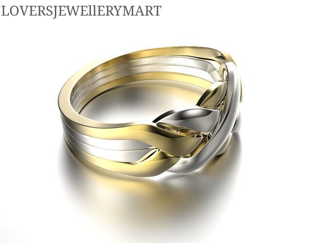 Puzzle wedding hotsell ring