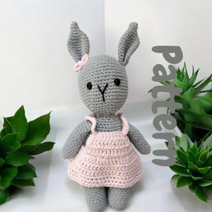 Betty Bunny in a Playsuit | Crochet Pattern | PDF Amigurumi Pattern