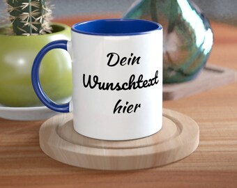 Personalisierte Fototasse | Untersetzer Text Foto Bild personalisiertes individuelles Geschenk | Geschenk für Sie und Ihn | Geschenkbecher