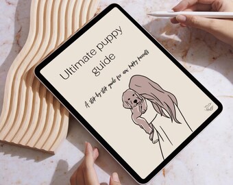 New Puppy Guide & Planner | Essential Checklists (PDF)