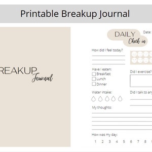 The Break Up Journal |  digital Break Up Journal