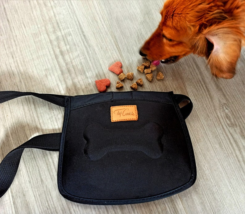 Dog Walking Belt Bag Black Treat Bag Dog Training Etsy UK