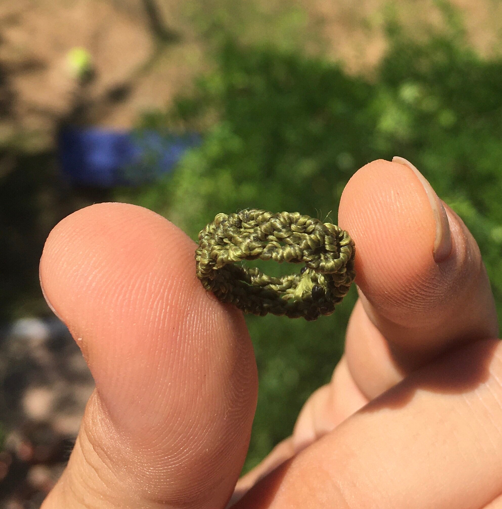 Simple Macrame Ring - Etsy