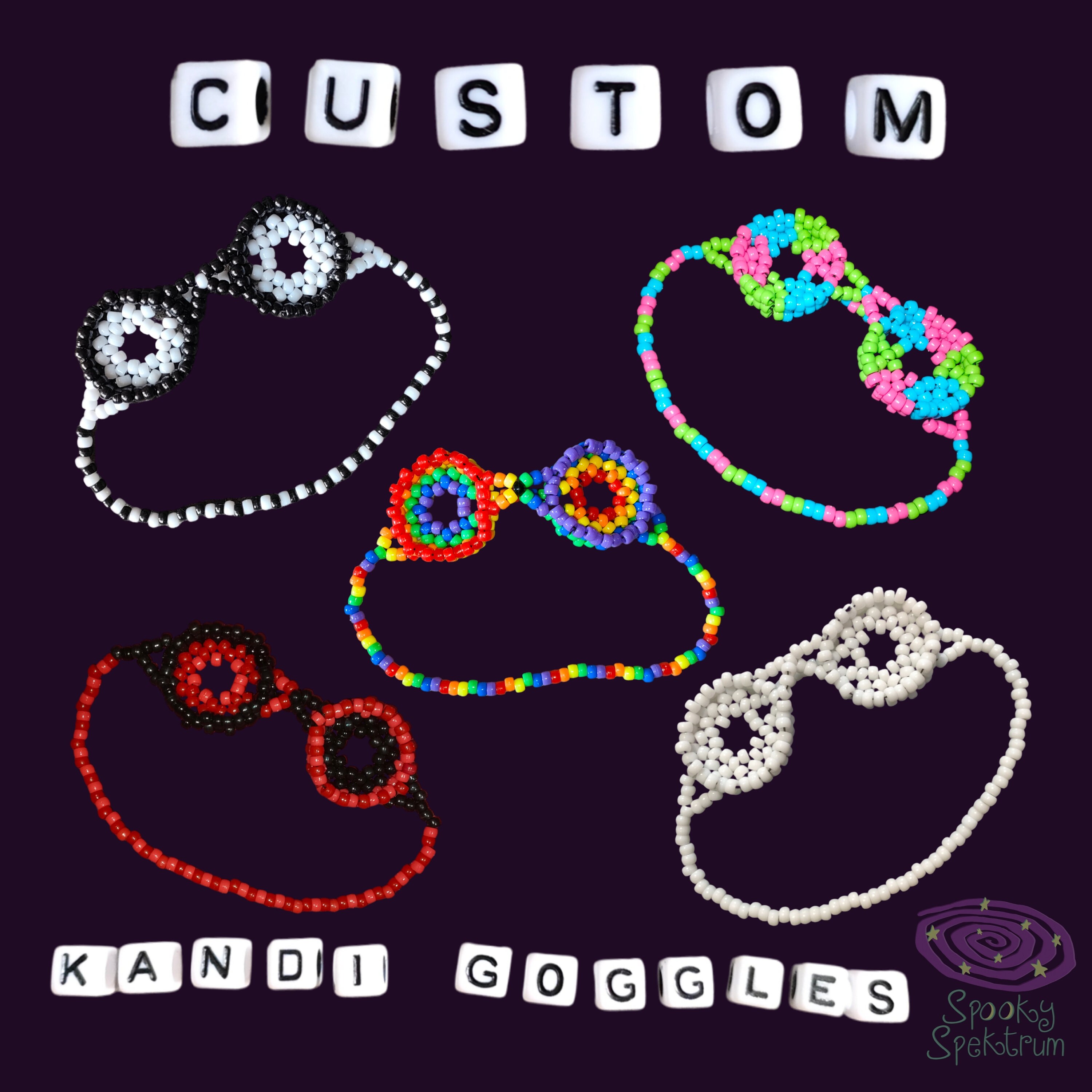 Kandi Goggles - Etsy