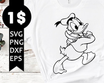Donald Duck SVG, Donald Duck Head Svg, Donald Duck Digital Designs, Svg, Donald Duck PNG, Donald Duck DXF