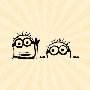 Minions svg, Despicable me Svg Vinyl Cut File, Svg, Pdf, Jpg, Png, Ai Printable Design File
