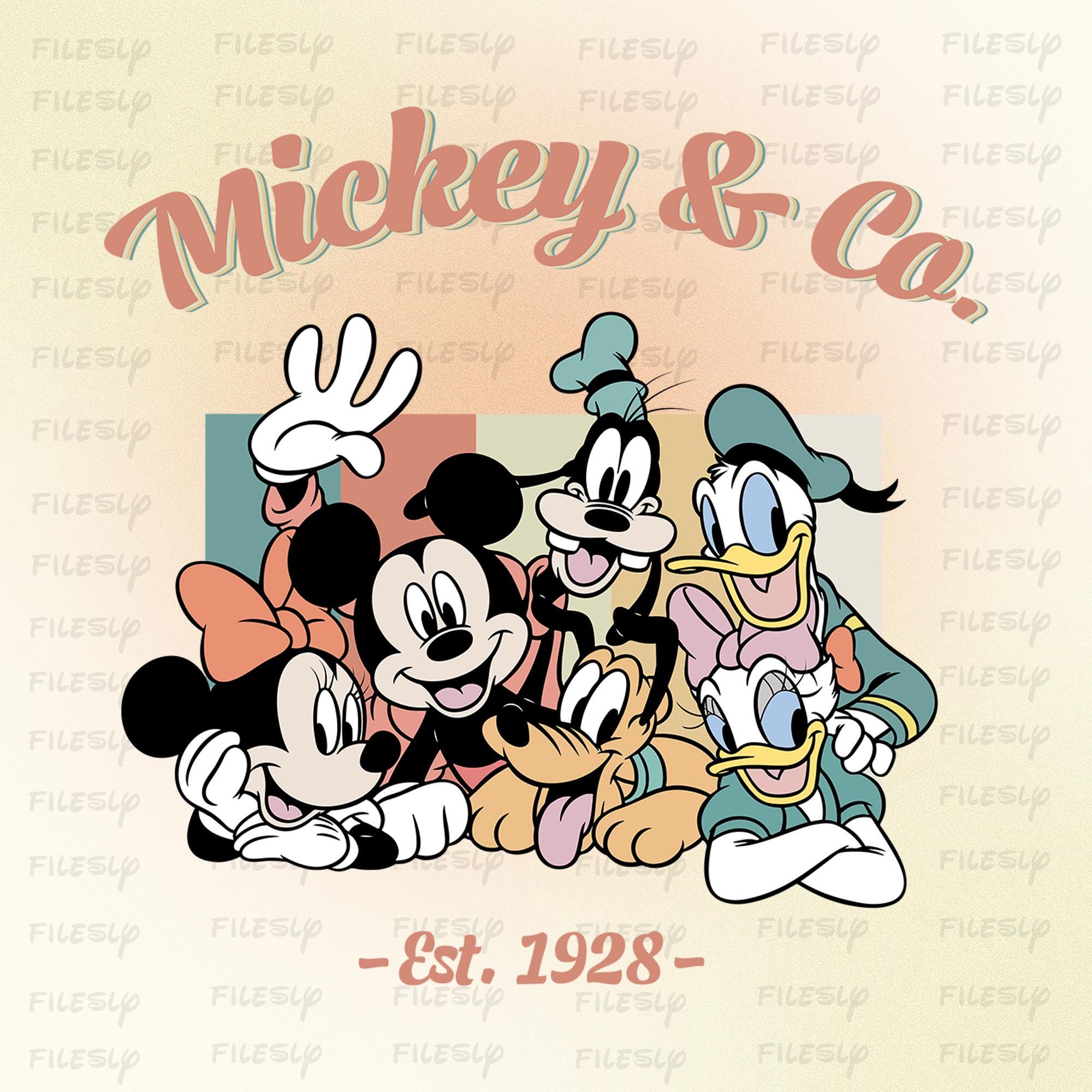 Mickey & Co EST. 1928 Svg, Disney Family Svg, Mickey and Friends