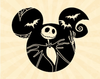 Jack  Skellington Svg, Jack  Skellington Halloween Svg, Mickey svg