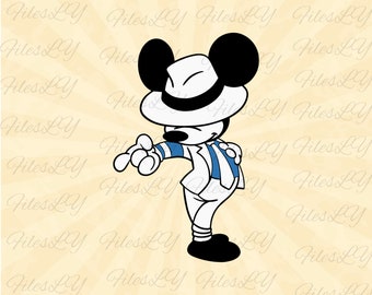 mouse dance figure svg, Magical Mouse SVG, Funny mouse svg, Vinyl Cut File, Svg, Pdf, Jpg, Png, Ai Printable Design File