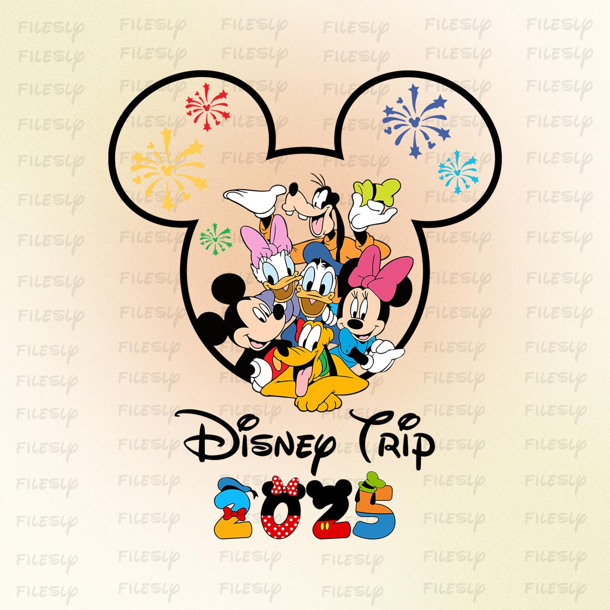 ディズニー旅行 2025 png、ミッキーと仲間たち 2025 png、ミッキーと