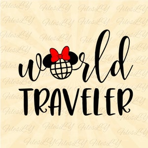 World Traveler Svg, Mouse trip svg, Disneyland svg, family trip svg, vacation svg, Vinyl Cut File, Svg, Pdf, Jpg, Png, Ai Printable Design