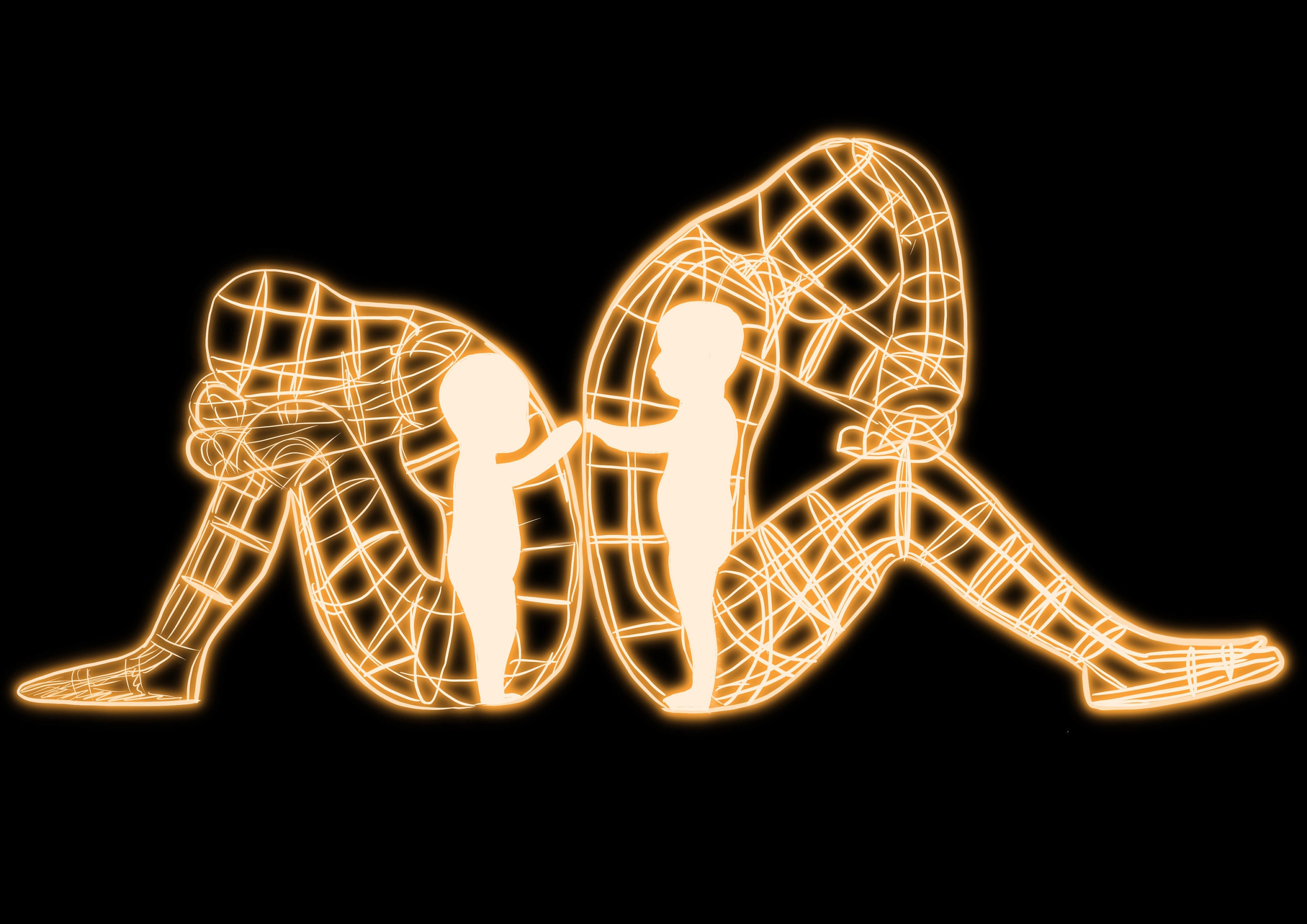 Love, Alexander Milov Sculpture, Neon Etsy