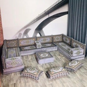 8'' U Shaped Arabische Sofa Set,U Shaped Bank,Arabische Majlis