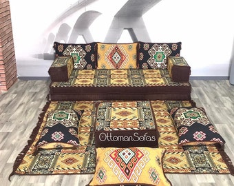 8'' Arabic Floor Seating Sofa Set,Loveseat Sofas,Arabic Jalsa,Sectional Sofas,Floor Cushions,Bench Cushions,Window Seating Sofas,Jalsa