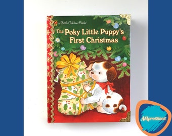 Little Golden Book Journal, The Poky Little Puppy's First Christmas, Altered Book Journal, Junk Journal