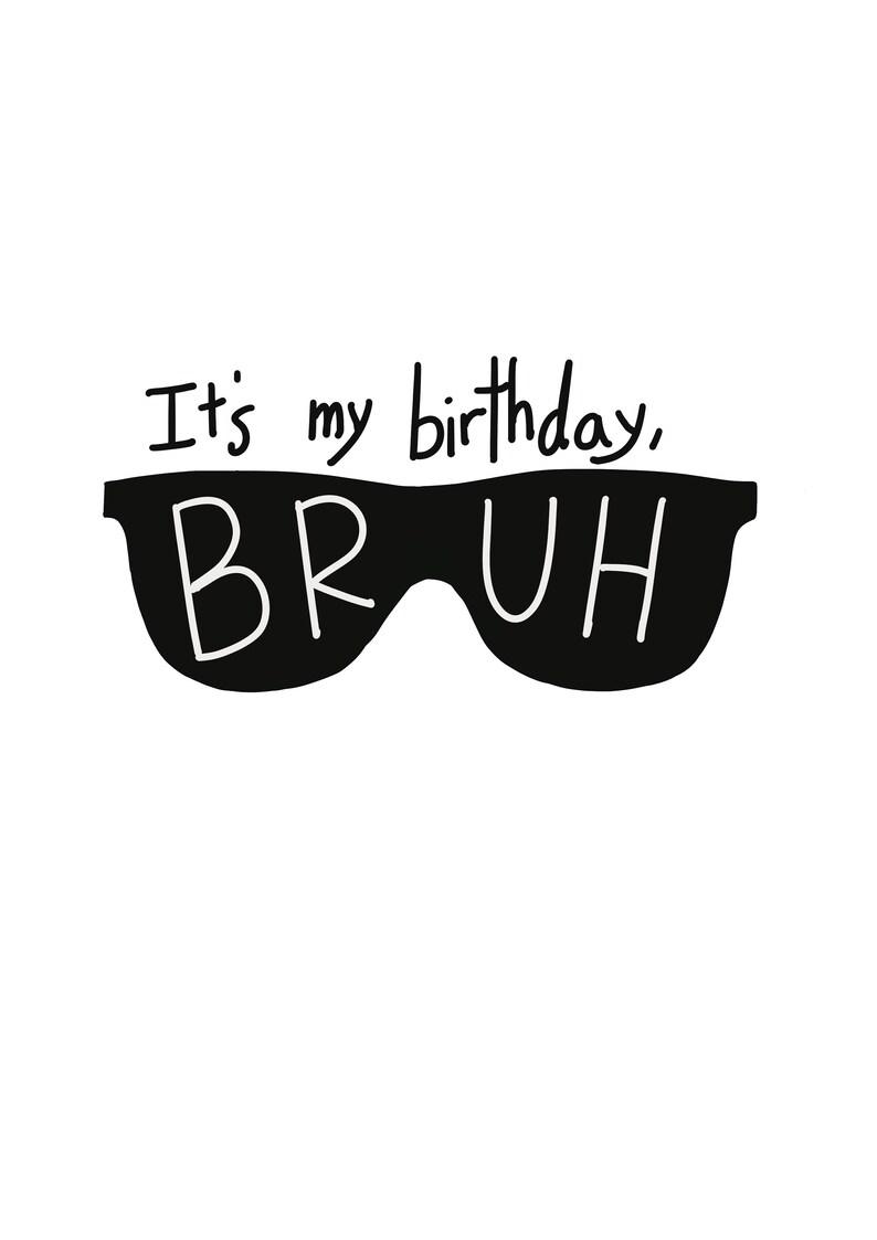 Bruh It's My 13th Birthday Hintergrund-Banner – 1,5x0,9 M, Vinyl, Für Teenager-Partys