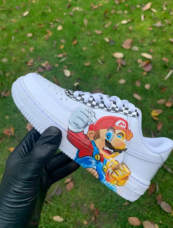 Super Mario aangepaste schoenen / baby schoenen / kicks - Etsy België