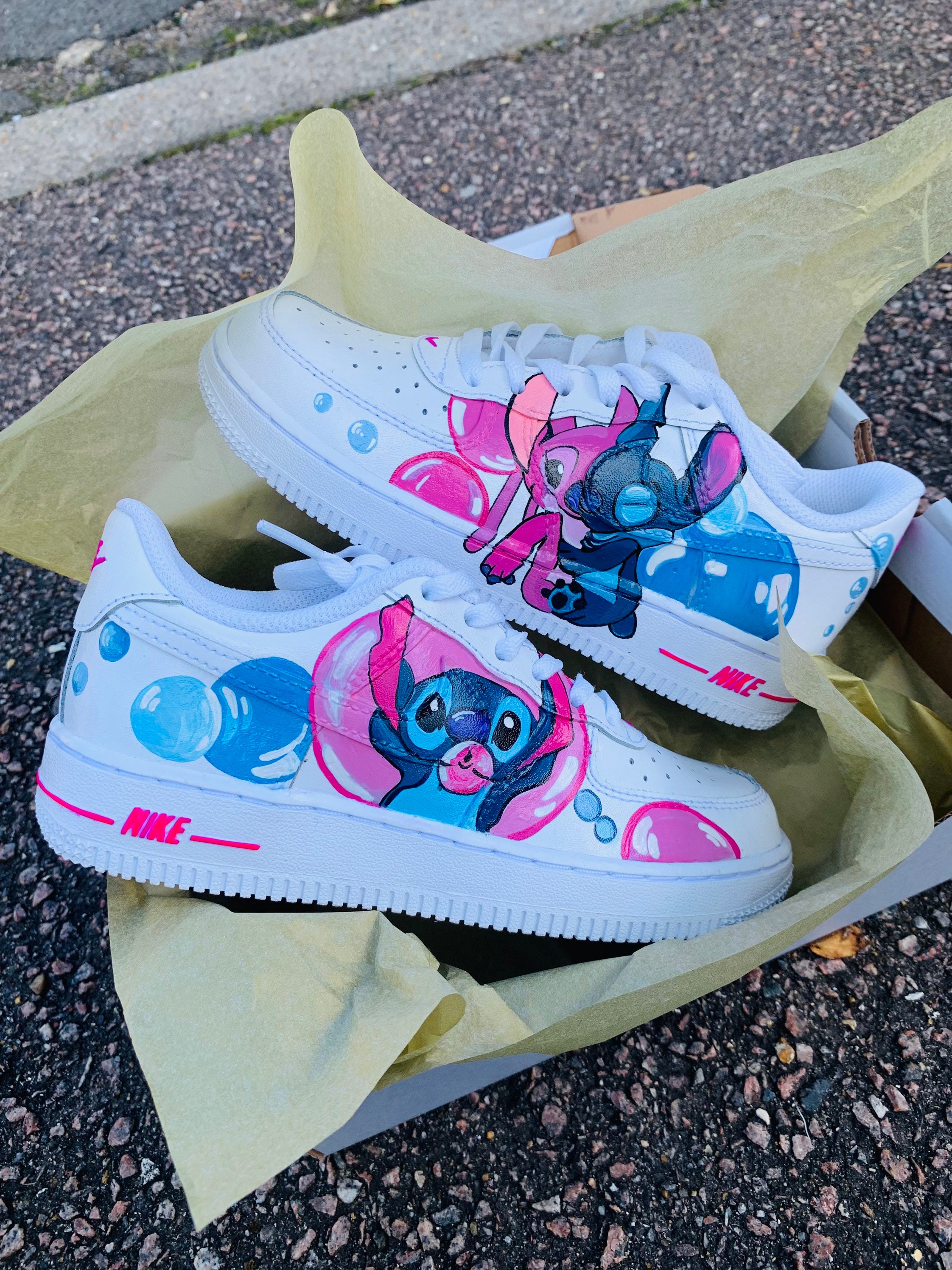 Lilo Stitch Shoes, Lilo And Stitch Gifts, Custom Disney Shoes Inspired ...