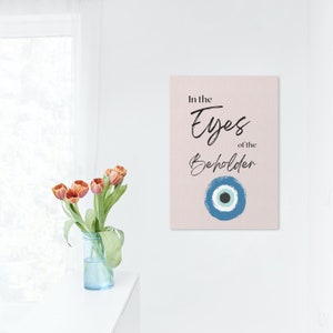 Druckbares Evil Eye Poster