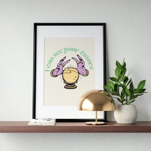 Póster de adivino imprimible