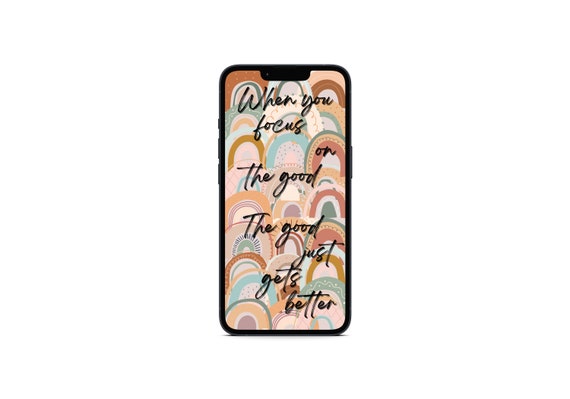 Iphone Wallpaper Hippie Rainbows Neutral - Etsy Iphone Wallpaper Hippie Rainbows Neutral - Etsy