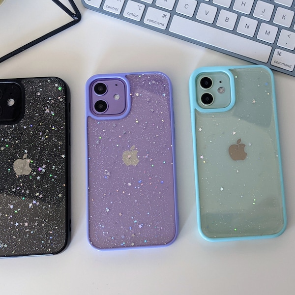 Iphone case glitter  for 14 13 12 11 Pro Max X/Xs Xs Max XR 7/8 Plus Mini