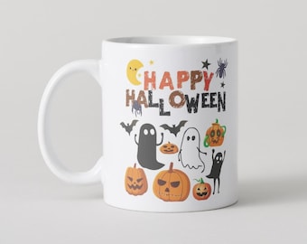 Spersonalizowany kubek na Halloween: niestandardowy wzór dyni z imieniem