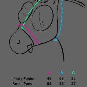 Taille du masque anti-mouches Pea Pony BM image 2