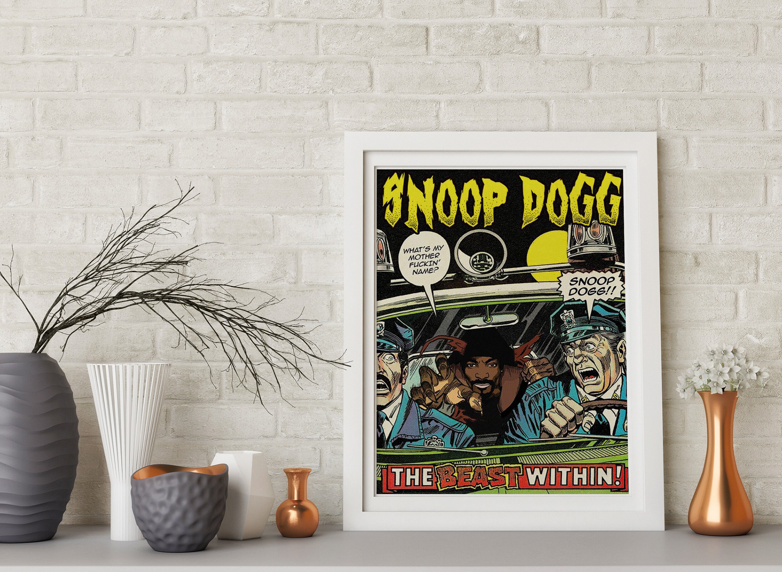 Discover Snoop Dogg Poster | Music Poster | Music Lovers | Home Decor | Wall Decor | Famous Wall Art | Vintage Poster