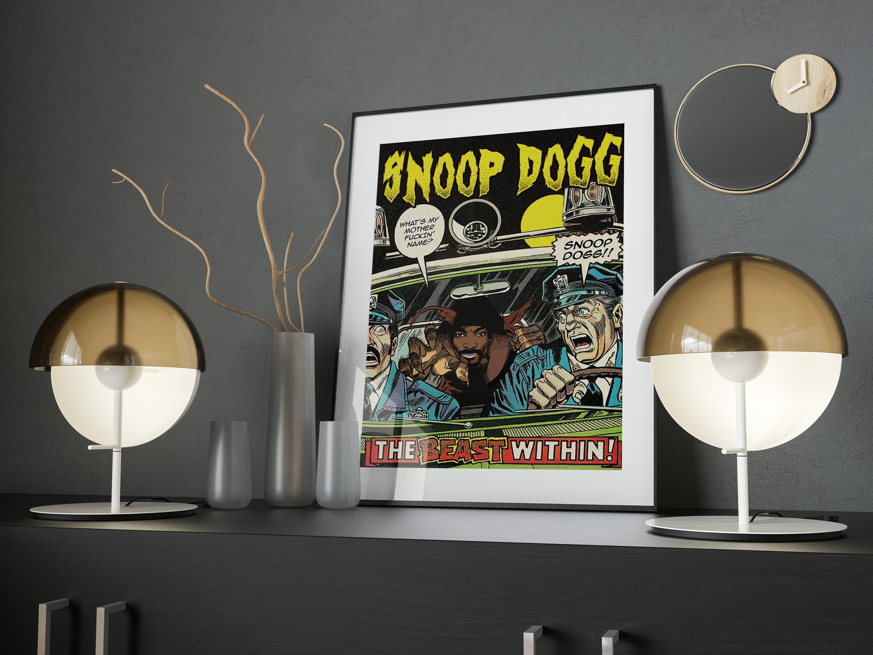 Discover Snoop Dogg Poster | Music Poster | Music Lovers | Home Decor | Wall Decor | Famous Wall Art | Vintage Poster