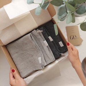 Zestaw 2 torebek na chleb z lnu, torba do przechowywania chleba, torba na produkty, lniana torba do przechowywania w kuchni, torba na żywność, torba Zero Waste, prezent świąteczny dla kobiet