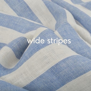 Summer Beach Towel Linen Picnic Blanket Blue Striped Beach Blanket Extra Large Beach Towel Sustainable Gift For Mom Who Has Everything image 16