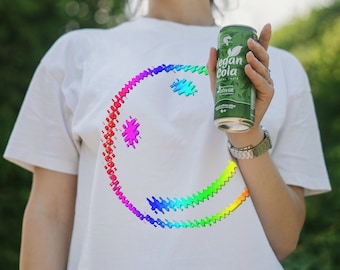 Tilted Smile Tee - Scenecore, Szene, scemo