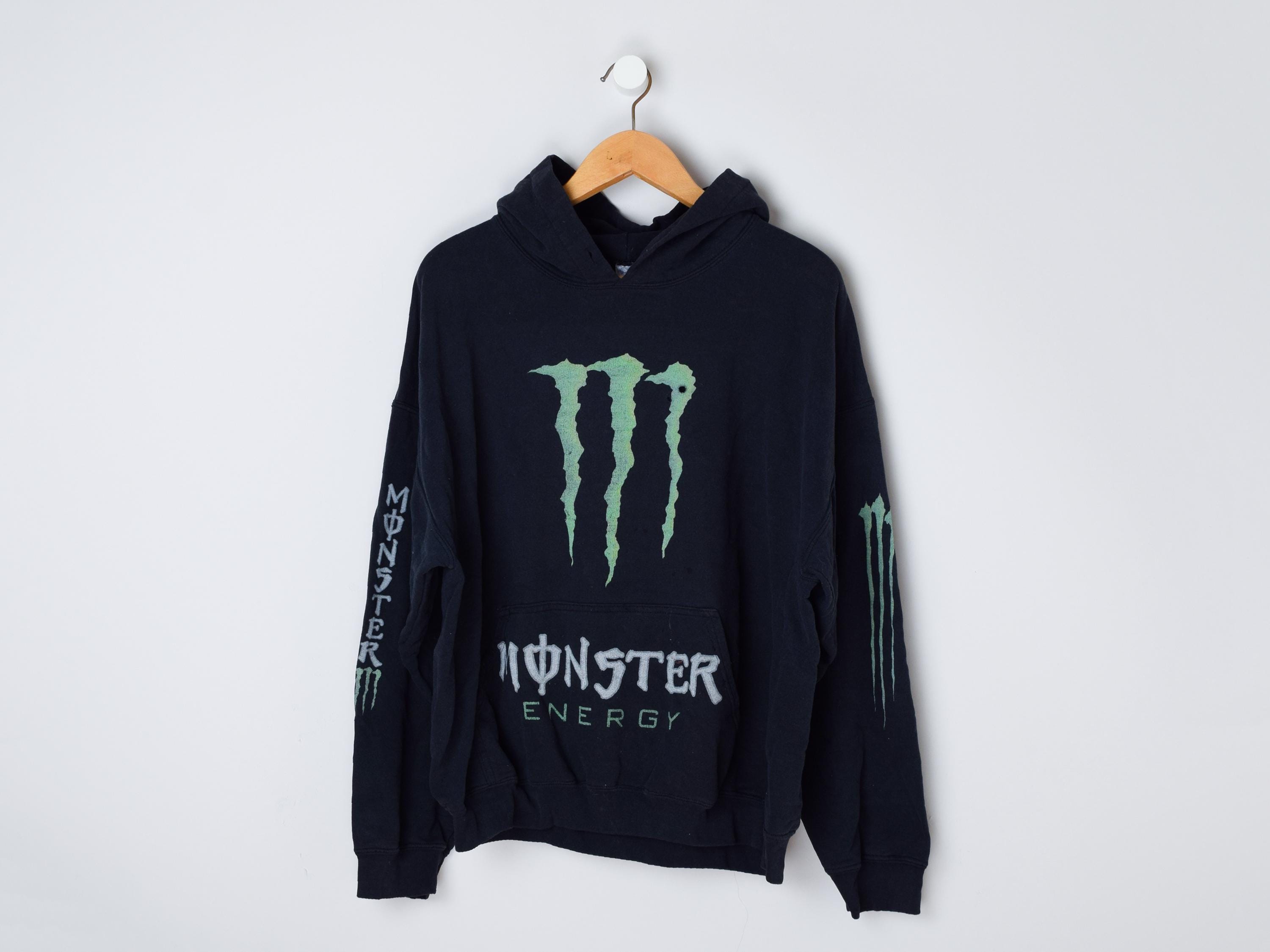 【人気ショップが最安値挑戦！】 Vintage Emo Grunge, Skater, - Hoodie Energy Monster Y2k トップス