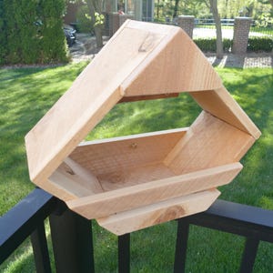 Cedar Dove Nesting Platform Shelter • Cedar Bird Nesting Box • Dove Nesting Box • Dove Birdhouse • Bird House